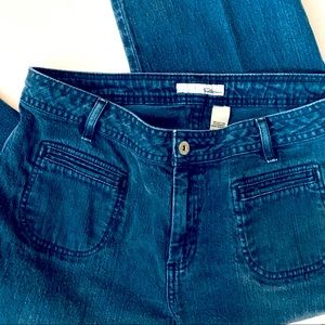 Chico’s Platinum Cotton Straight Leg Jeans